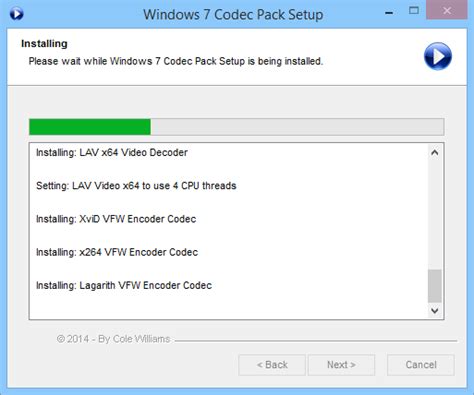 Windows 10 Codec Pack